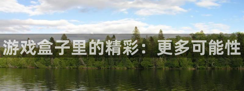 沐鸣娱乐登录地址在哪：游戏盒子里的精彩：更多可能性